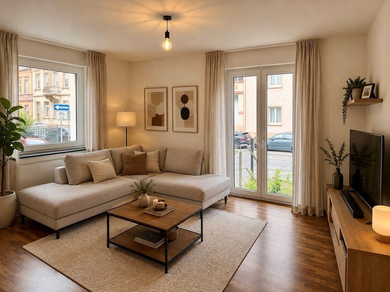 Charmante 5-Zimmer-Hochparterrewohnung mit Terrasse und Stellplatz in zentraler und ruhiger Lage von